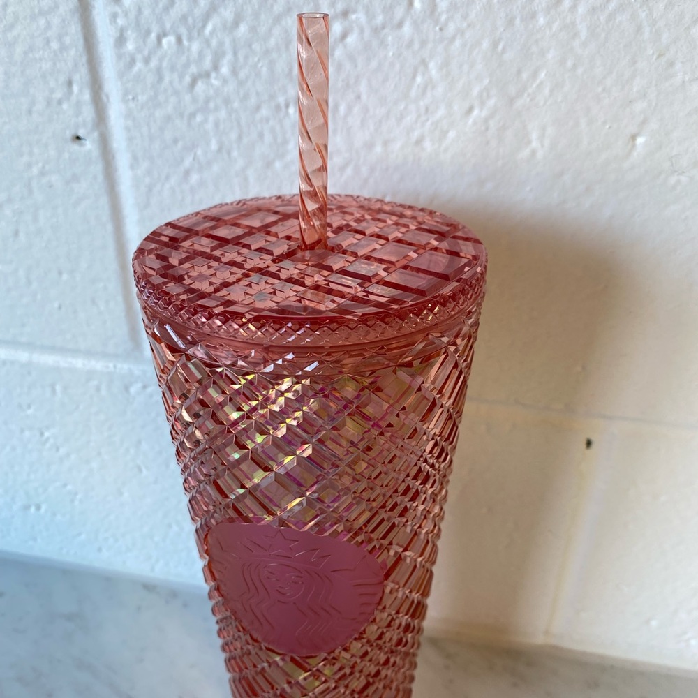 Starbucks Rose Gold 2021 Holiday Jewelled Tumbler - Picture 2 of 3